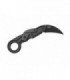 crkt 4042.cr Couteau  lame  Hawkbill acier D2 revêtement nitrure de titane noir manche 12,5 cm   aluminium 6061 noir