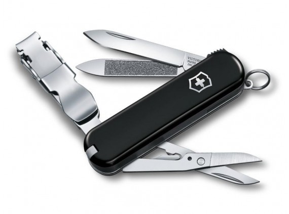 Victorinox 0.6463.3 Couteau  lame acier inox manche 6,5 cm bakélite noir