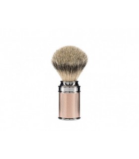 Mühle 091m89rg Blaireau  lame  manche 0 cm  monture metal dore  rose