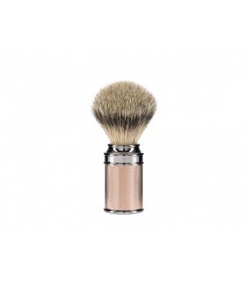 Mühle 31m89rg Blaireau  lame  manche 0 cm monture métal doré rose