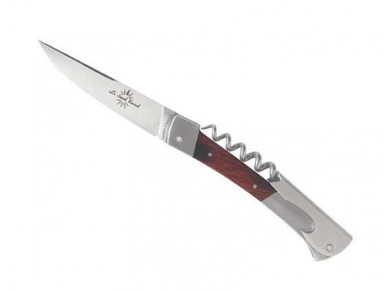 Goyon-chazeau 5901 Couteau  lame acier 14C28N mat manche 12,5 cm en plaquettes stamina