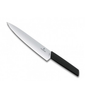 Victorinox 6.9013.22b Couteau  lame acier inoxydable manche 22 cm en polypropylène noir