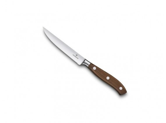 Victorinox 7.7200.12wg Couteau  lame forgée à Solingen en acier inxoydable  manche 12 cm en bois d'érable modifié