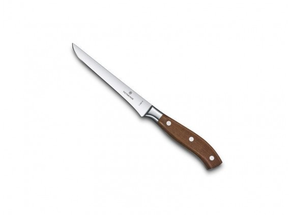 Victorinox 7.7300.15g Couteau  lame forgée à Solingen en acier inxoydable  manche 15 cm en bois d'érable modifié