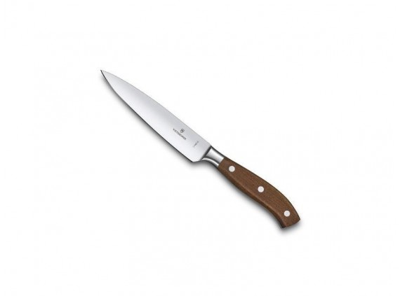 Victorinox 7.7400.15g Couteau  lame forgée à Solingen en acier inxoydable  manche 15 cm en bois d'érable modifié