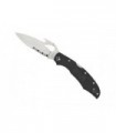 Byrd knife by03psbk2w Couteau  lame acier 8Cr13Mov à cran manche 12 cm en nylon/fibre de verre noir