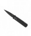 pro-tech pt.721 Couteau  lame acier 154CM revêtement DLC noir manche 11,5 cm aluminium 6061-T6 anodisé noir