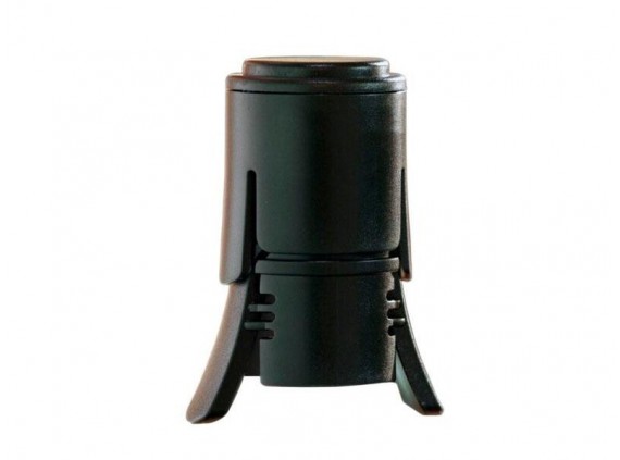 Le creuset sw106 Bouchon à vins lame  manche 0 cm Bouchon à vins effervescents noir