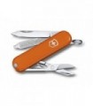Victorinox 0.6223.83g Couteau lame acier inox manche 5,8 cm Alox quadrillé orange