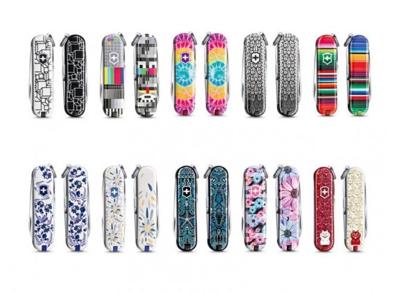 Victorinox 0.6223.lot2021 Couteau lame acier inox manche 5,8 cm Bakélite Décor variés