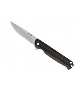 Buck 7251.bks Couteau lame acier 7Cr manche 11,5 cm G10 Noir