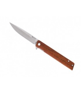 Buck 7256.brs Couteau lame acier 7Cr manche 11,5 cm Bois Guibourtia Ehie