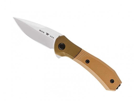 Buck 7590.brs Couteau lame S35VN manche 11 cm G10 Marron