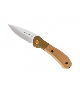 Buck 7591.brs Couteau lame S35VN manche 11,5 cm G10 Marron