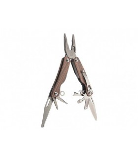 Herbertz 106700 Outil Multifonctions lame Inox manche 10 cm bois marron