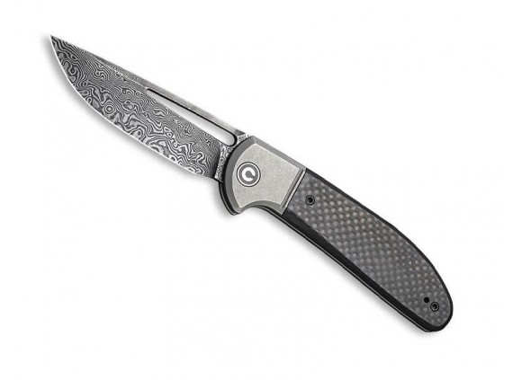 civivi c2101ds1 Couteau lame Acier damas industriel inox manche  cm G10 Noir