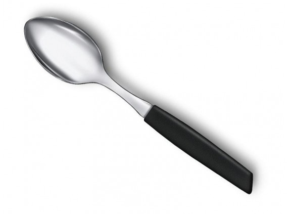 Victorinox 6.9033.07 Boîte de 6 cuillers à café  lame acier inox 18/14 manche  cm polypropylène noir