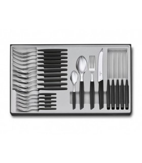 Victorinox 6.9093.11w.24 Ménagère lame acier inox 18/17 manche  cm polypropylène noir