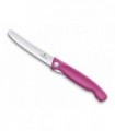 Victorinox 6.7836.f5b Office lame acier inox manche  cm polypropylène rose