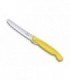 Victorinox 6.7836.f8b Office lame acier inox manche  cm polypropylène jaune