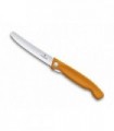 Victorinox 6.7836.f9b Office lame acier inox manche  cm polypropylène orange