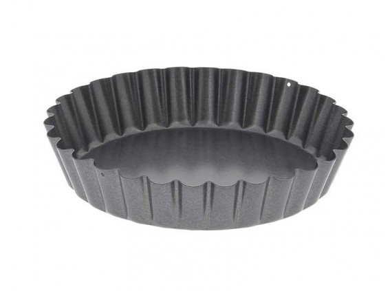 De buyer 4703.12 Moule à tarte lame acier manche  cm  gris