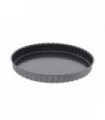 De buyer 4705.28 Moule à tarte lame acier manche  cm  gris