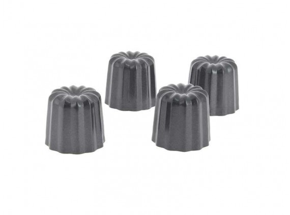 De buyer 4718.05 Moule à cannelés lame acier manche  cm  gris