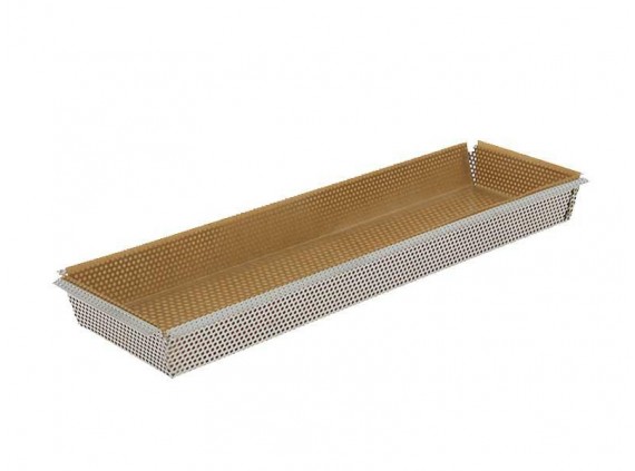 De buyer 3212.35 Moule à tarte lame acier manche  cm  gris