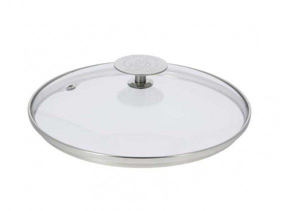 De buyer 3429.28 Ustensile cuisine lame pontet inox manche  cm verre gris