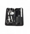 Alpen 6894r.black Trousse manucure lame Inox manche  cm inox satiné black