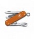 Victorinox 0.6221.l21 Couteau lame acier inox manche 5,8 cm alox quadrillé Orange tiger