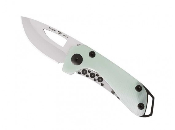 Buck 7417.grs Couteau lame S35VN manche 8 cm G10 Naturel