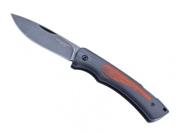 Herbertz 599110 Couteau lame Acier 420 manche 10 cm G10 Noir