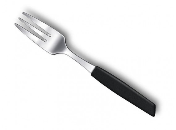 Victorinox 6.9033.06 Boîte de 6 fourchettes à dessert lame acier inox 18/13 manche  cm polypropylène noir
