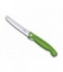 Victorinox 6.7836.f4b Office lame acier inox manche  cm polypropylène vert