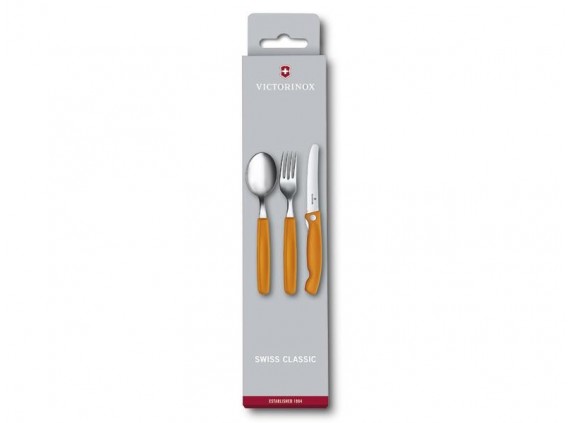 Victorinox 6.7192.f9 Set couverts lame acier inox manche  cm polypropylène noir