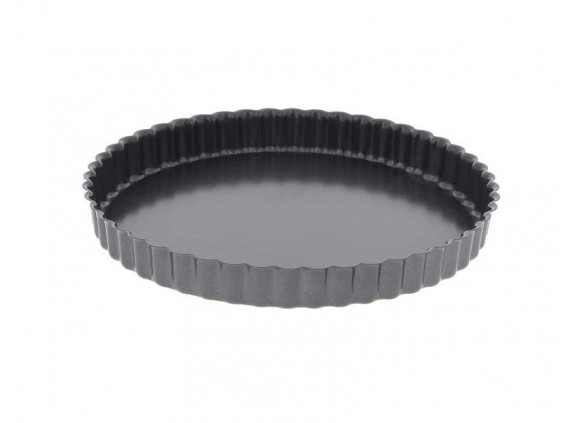 De buyer 4705.32 Moule à tarte lame acier manche  cm  gris