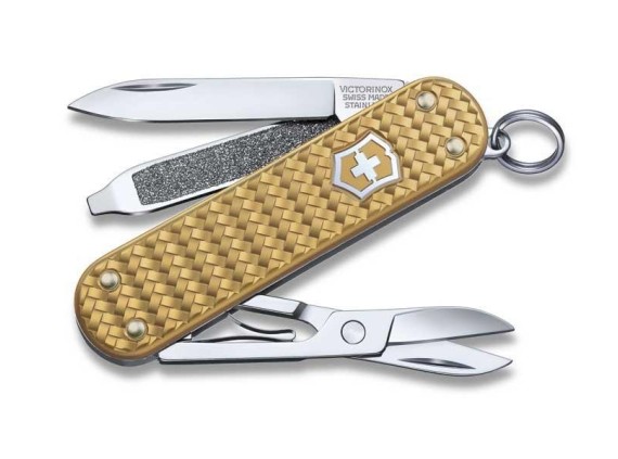 Victorinox 0.6221.408g canif lame acier manche 5,8 cm jaune