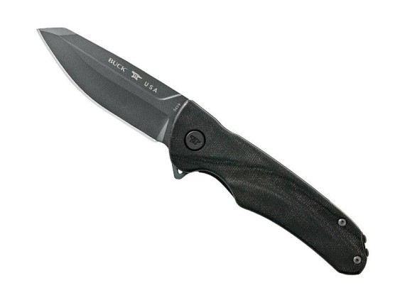 buck 7843.bks couteau lame 8,5 cm acier manche 11 cm micarta noir
