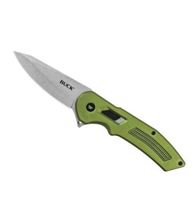buck 7262.ods couteau lame 11,5 cm acier manche 13 cm vert