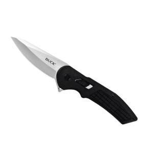 buck 7261.bks couteau lame 10 cm acier manche 12 cm noir