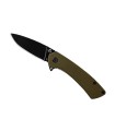 buck 7040.grs couteau lame 10 cm acier manche 12,5 cm vert olive