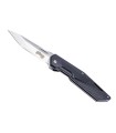 herbertz he.55002 couteau lame 10 cm acier manche 11,5 cm noir