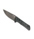 herbertz he.55014 poignard lame 8,5 cm acier 420 manche 8,5 cm noir/vert