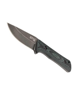 herbertz he.55014 poignard lame 8,5 cm acier 420 manche 8,5 cm noir/vert