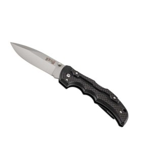 herbertz he.53012 couteau lame 10 cm acier 440 sablé manche 11,5 cm noir