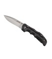 herbertz he.53012 couteau lame 10 cm acier 440 sablé manche 11,5 cm noir