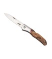 herbertz he.53027 couteau lame 10 cm acier 440 manche 11,5 cm boisé