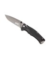 herbertz he.53018 couteau lame 11 cm acier 440 manche 12,5 cm noir